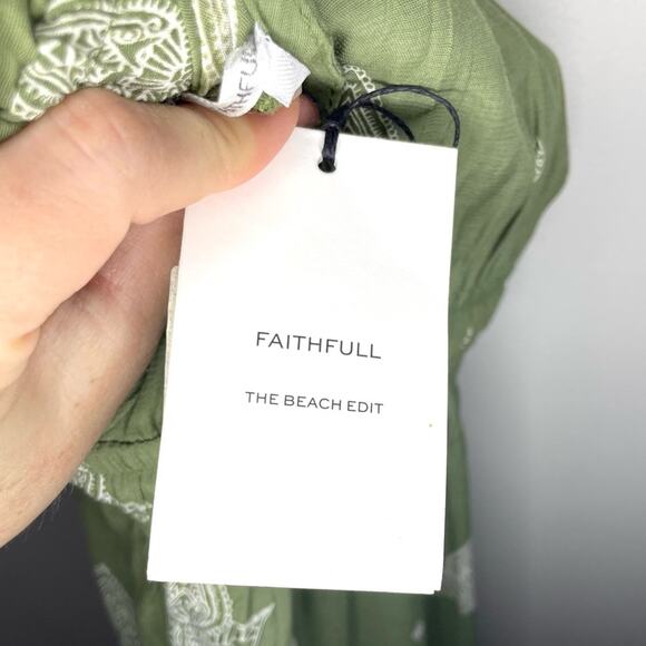 NWT New Faithfull The Brand Lima Halter Neck Wide Leg Jumpsuit Size 8 - Picture 6 of 7